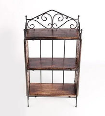 Wooden Home Decor 3 Shelf Rack Kitchen Rack - Wooden Twist UAE