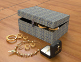 Large Antique Print Wooden Jewellery Box - Wooden Twist UAE