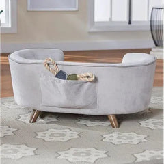 Wooden Handmade Modern Design Heise Dog Sofa (Grey) - Wooden Twist UAE