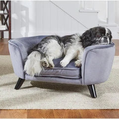 Wooden Handmade Heisler Dog And Baby Sofa ( Grey ) - Wooden Twist UAE