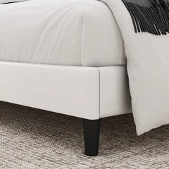 Modern Platform Queen Size Bed - Wooden Twist UAE