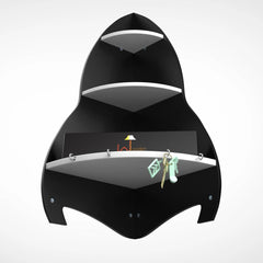 Unicus Rocket Shaped Large Corner Wall Shelf - Wooden Twist UAE