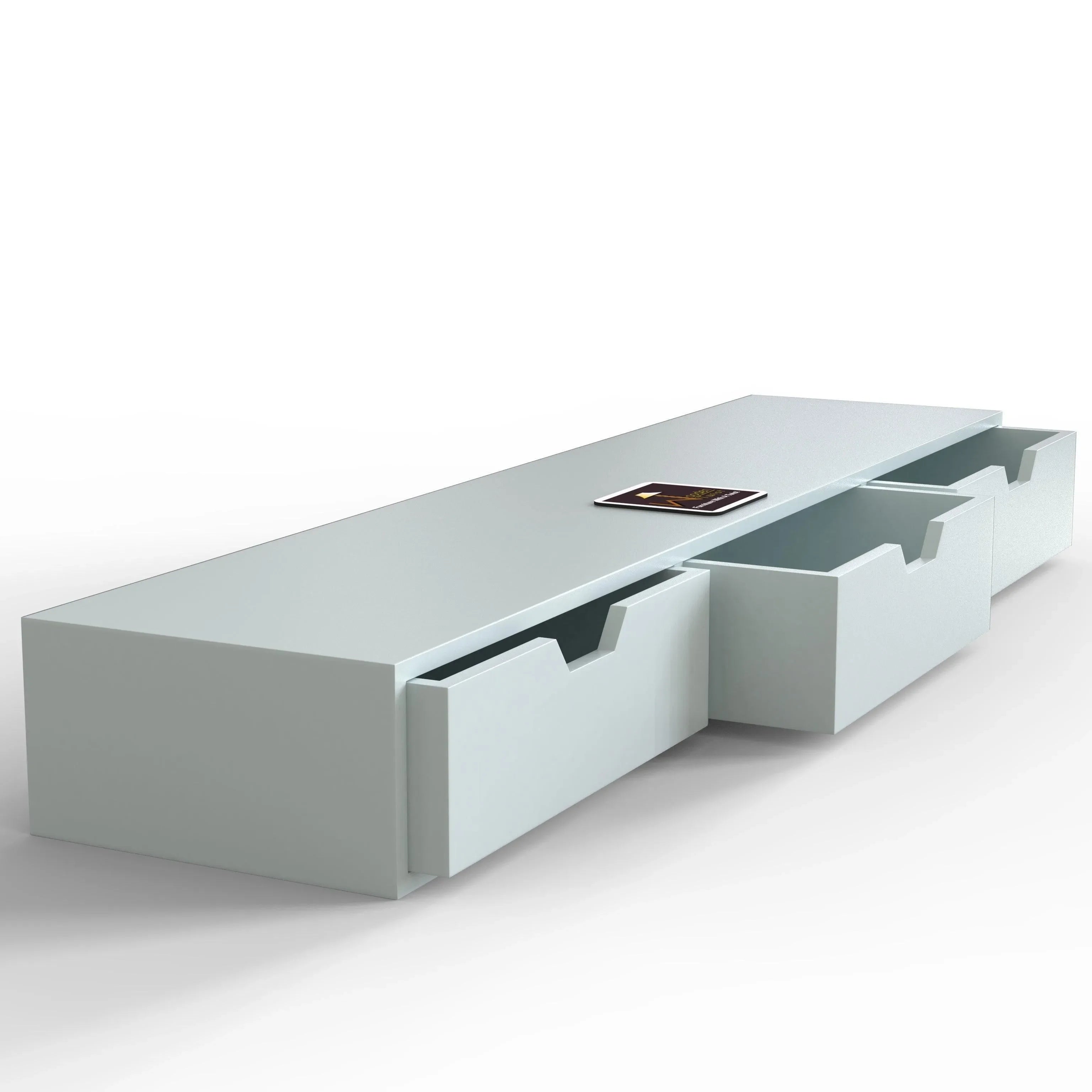 Wooden Twist Exclusively Launched Engineered Wood Wall Mounted TV Unit, Cabinet Stand, with 3 Drawers Wall Shelf for Living Room - Wooden Twist UAE