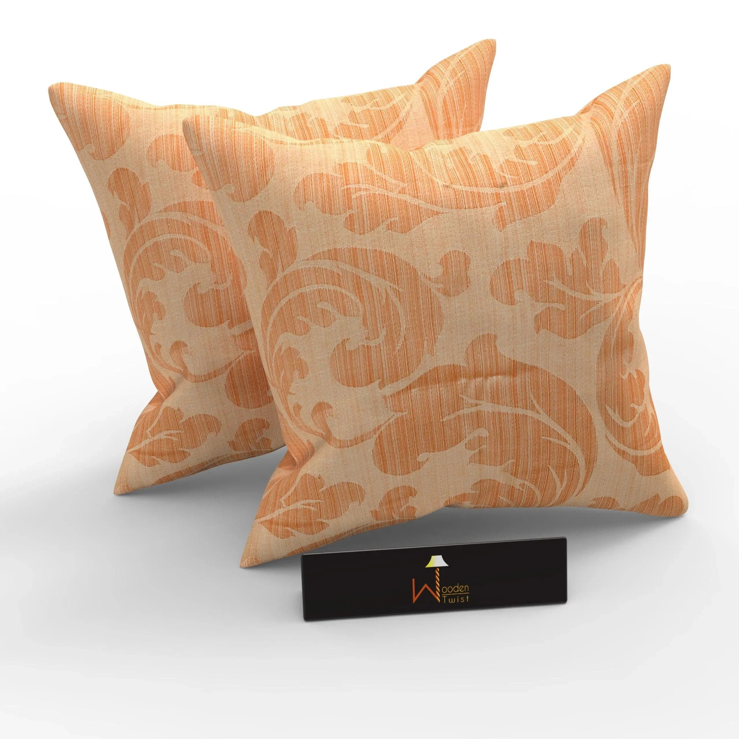 Square Velvet Fabric Cushion Cover Pack Of 2 (16 x 16 inch) - Wooden Twist UAE
