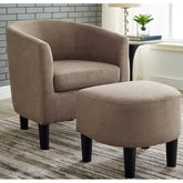 Élénk Chair and Ottoman Stool - WoodenTwist