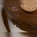 Wooden Twist Arlette Half Moon Teak Wood Console Table with Walnut Finish - Wooden Twist UAE