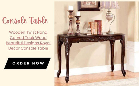 Wooden Console Table: A Perfect Blend of Elegance and Functionality