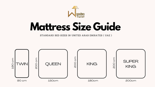 Standard Bed Sizes in United Arab Emirates (UAE) King Size Bed, Super King, Queen, Twin