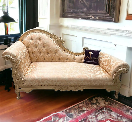 Elegance Redefined: Handmade French Baroque Chaise Lounges