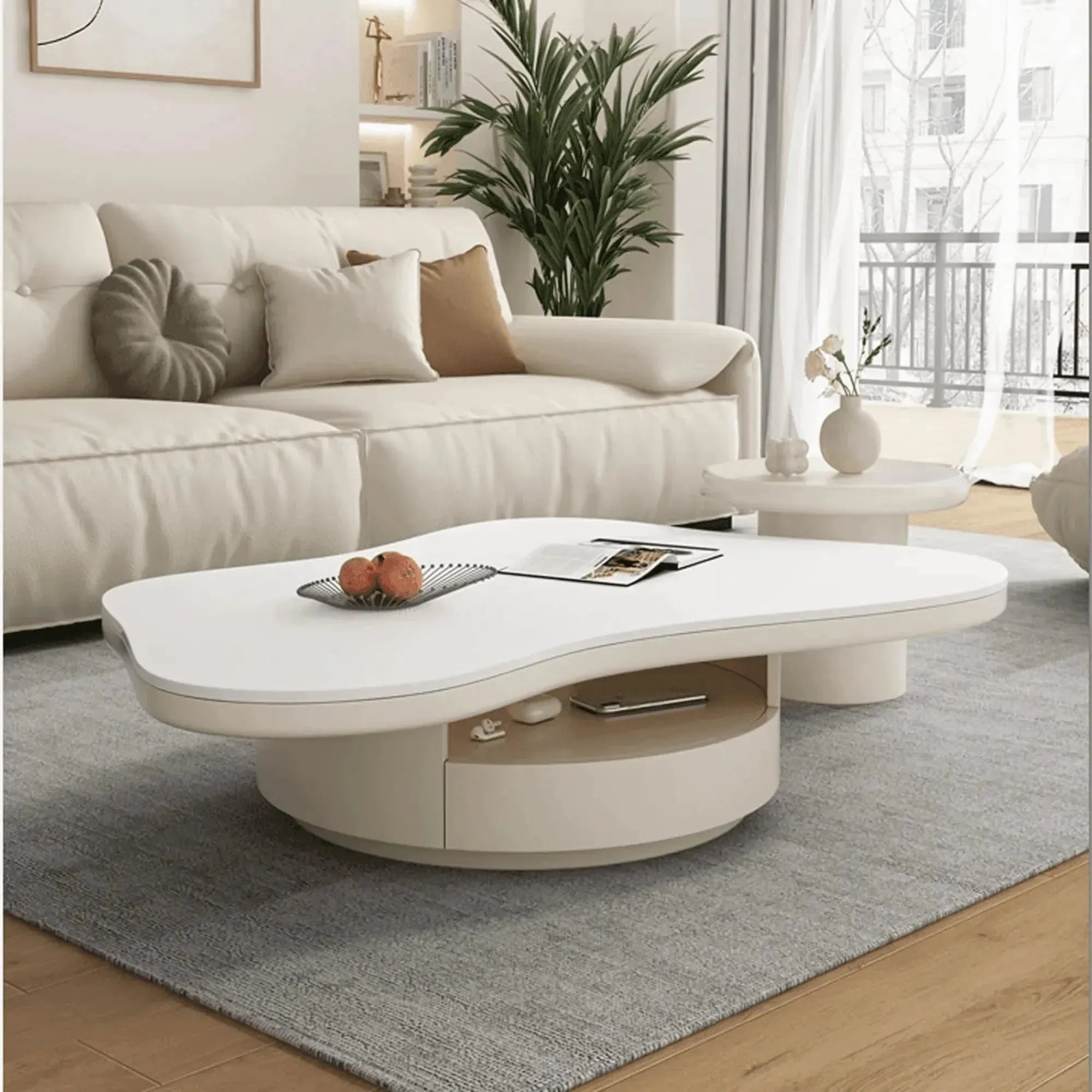 Add a Touch of Elegance to Your Living Room with the Craggy Modern Butterfly Design Coffee Table