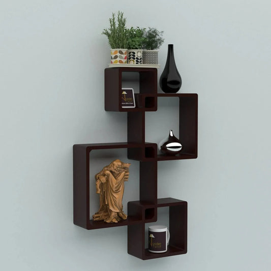 Elevate Your Space with Rafuf Intersecting Floating Wall Shelves: A Stylish Storage Solution