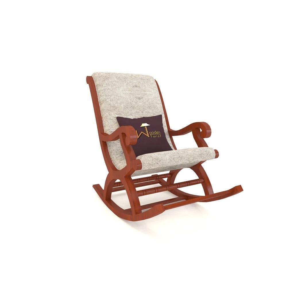 Wooden Twist Classic Rocking Chair in UAE - A timeless wooden rocking chair, perfect for adding elegance to your home