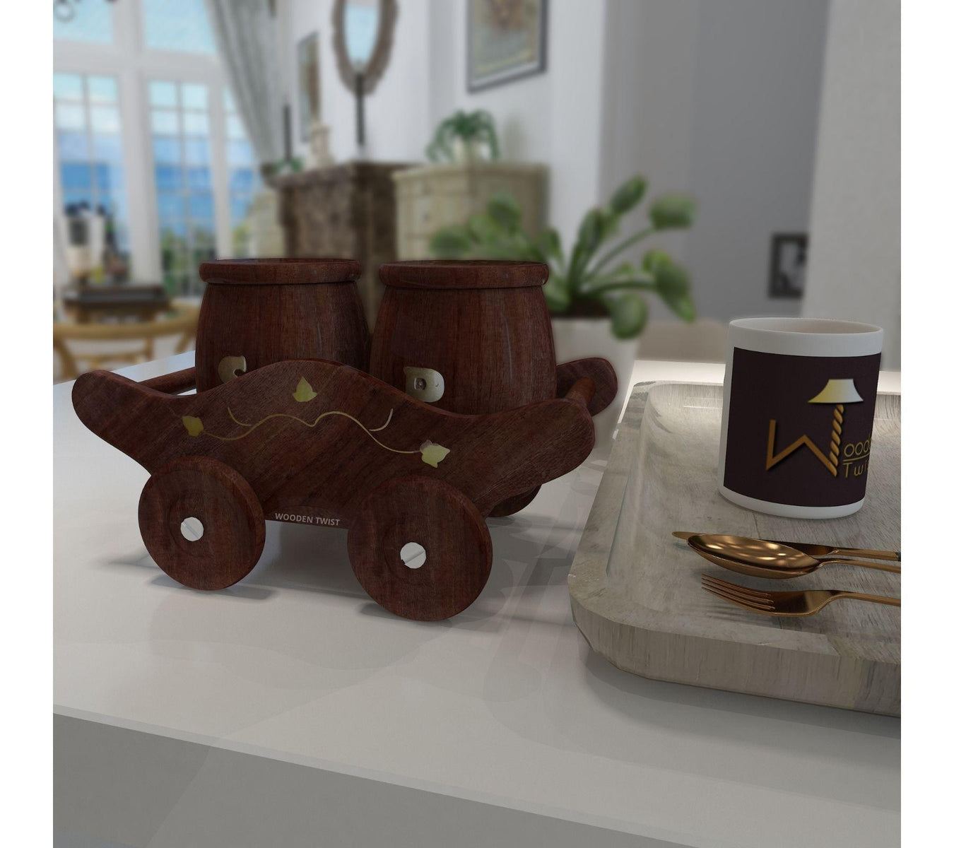 Kitchen Daily Utility - Wooden Twist UAE