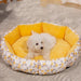 Octagonal Cage Pet Bed Universal Fleece Lining - Wooden Twist UAE