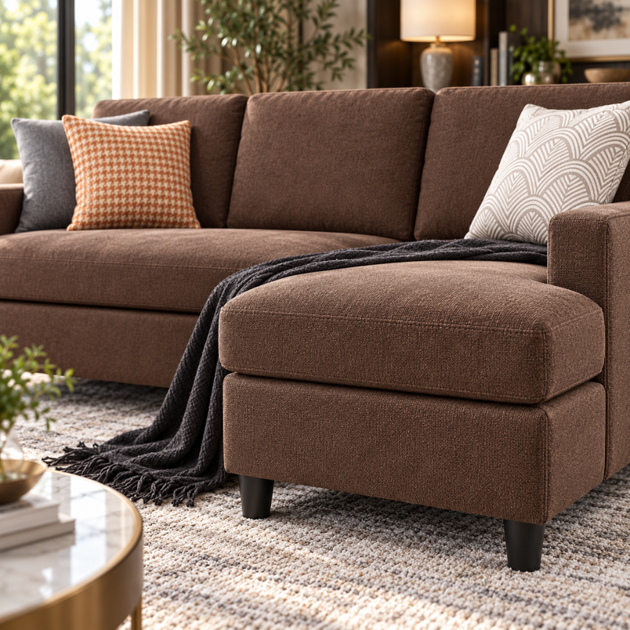 Spacious Chaise Ottoman