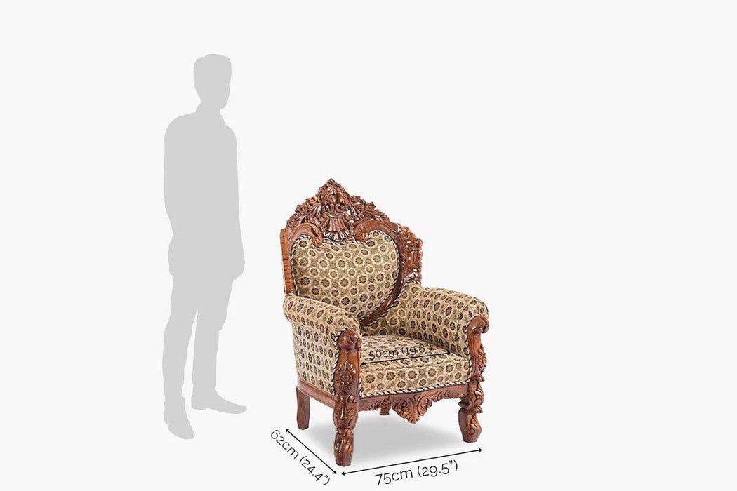 Single wooden sofa chair deals