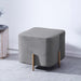 Luxury Velvet Square Foot Stool Ottoman Pouf - Plush and Stylish Home Decor Accent - Wooden Twist UAE