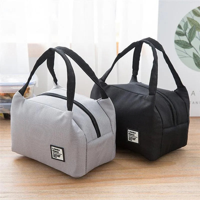 Portable lunch box bag lunch bag - Wooden Twist UAE