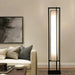 Wooden Twist Buzzy Rectangular Shape Stylish Metal & Glass Floor Lamp - Wooden Twist UAE