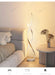 Wooden Twist Modern Standing Floor Lamp with Curved Design LED Integrated Adjustable Brightness - Wooden Twist UAE