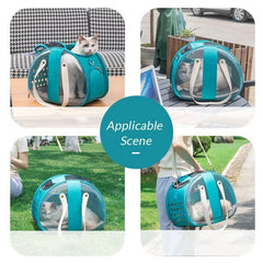 Double Fish Transparent Dog Bag Puppy Cat Cane Backpack Accessory Things Accessoires Bag Products Small Cage Pet Animal Seat Bed Double Fish Transparent Dog Bag Puppy Cat Cane Backpack Access - Wooden Twist UAE