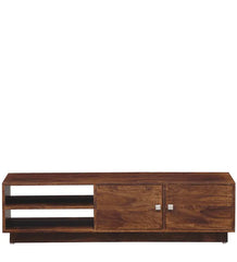 Wooden Twist Dormitorio Handmade Solid Sheesham Wood TV Unit for Living Room - Wooden Twist UAE