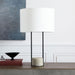 Contemporary Black & Grey Table Lamp