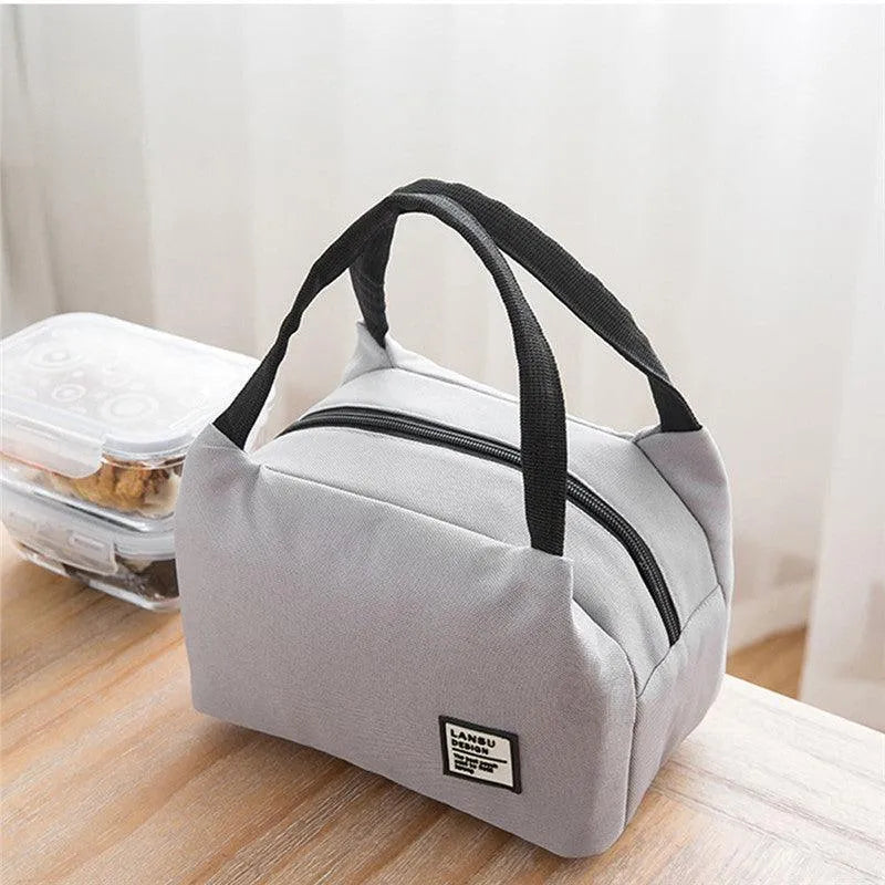 Portable lunch box bag lunch bag - Wooden Twist UAE