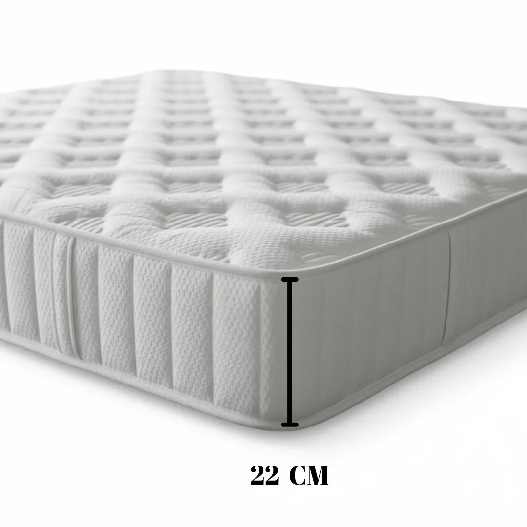 22 cm Pocket Spring Mattress for Deep, Restful Comfort