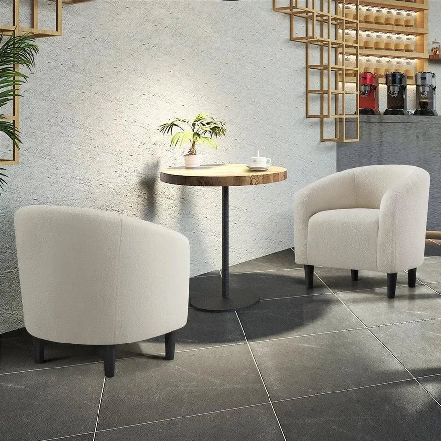 Boucle Texture, Walnut Finish