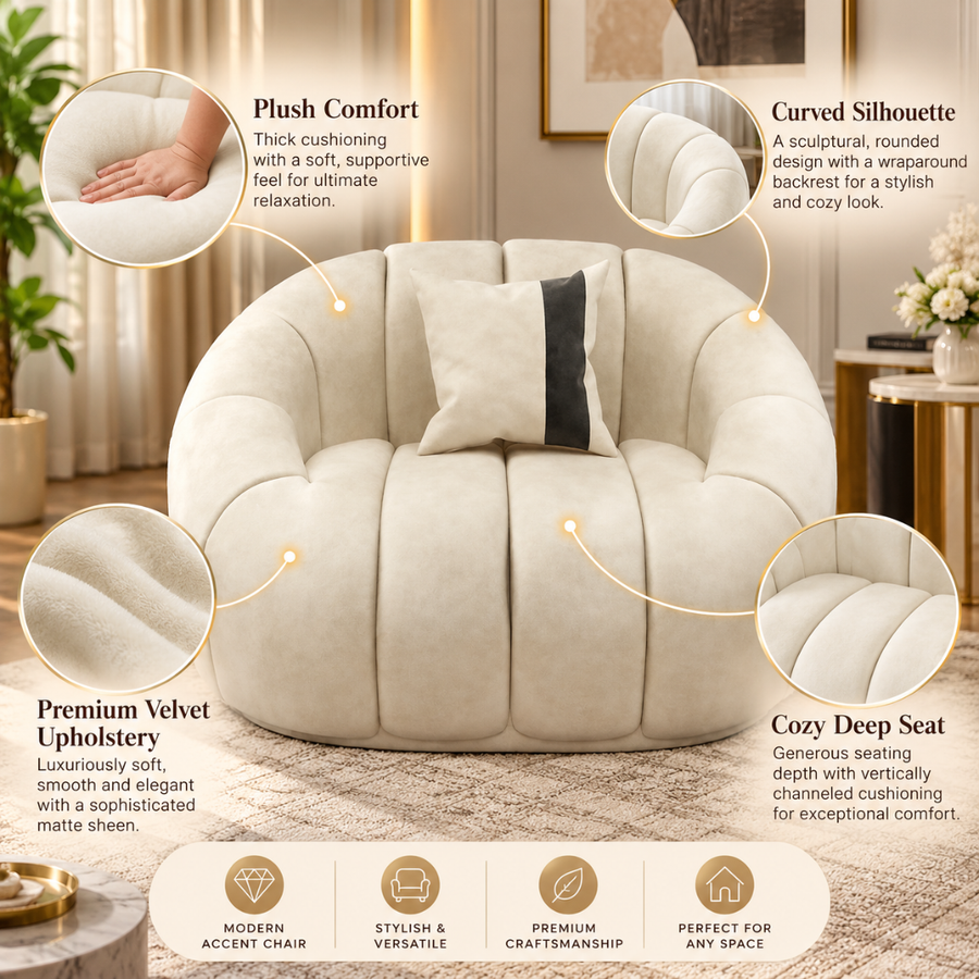 Plush, Curved & Deep