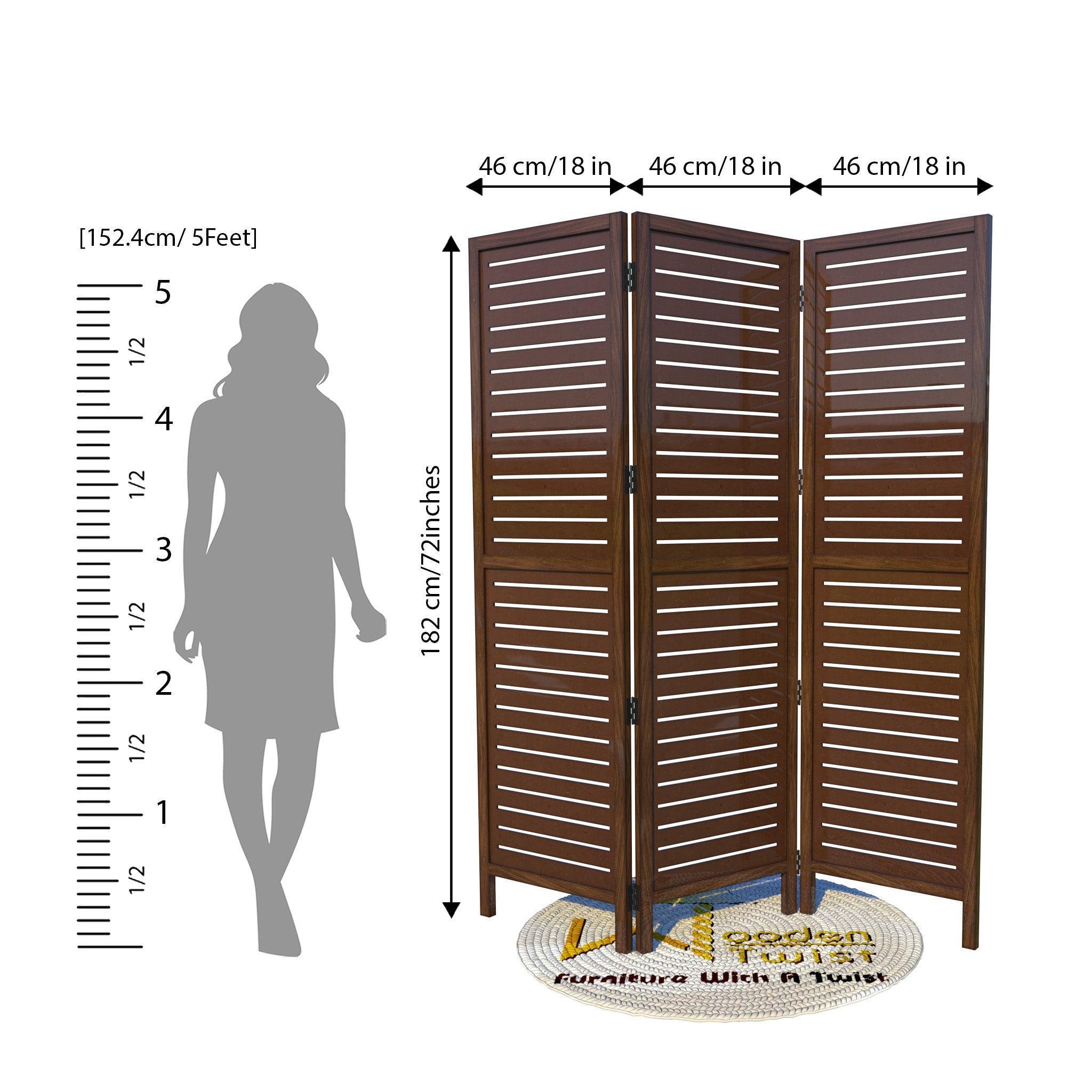 Wooden Handicrafts Partition Wooden Room Divider (Mango Wood) - Wooden Twist UAE