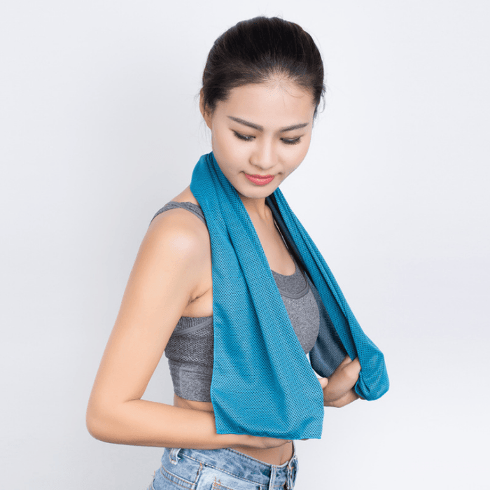 Sports Quick-Drying Cooling Towel Swimming Gym Travel Cycling Gym Club Yoga Sports Cold Feeling Sport Towels To Take Carry Hot - Wooden Twist UAE