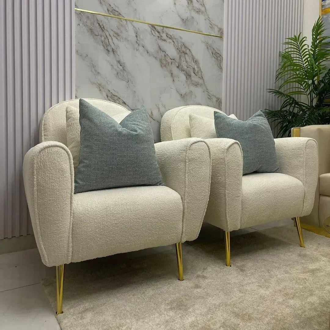 A Pair of Deep, Plush Lounge Chairs Built for Long Relaxing Sits