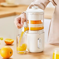 Multifunctional Wireless Electric Juicer Steel Orange Lemon Blender USB Portable Mini Fruit Squeezer Pressure Juicer Kitchen - Wooden Twist UAE