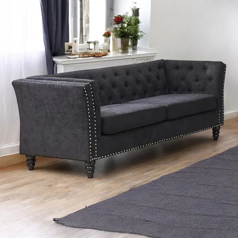 Linen Upholstery Over A Solid Wood Frame