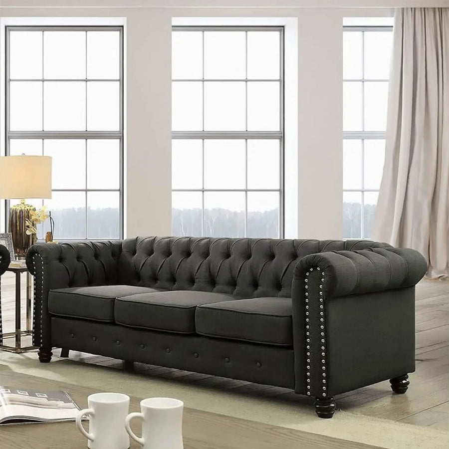 Linen And Solid Wood, Built By Hand