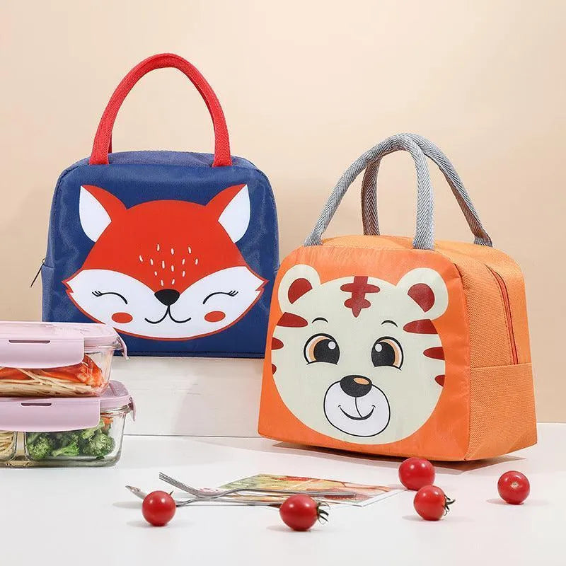 New Cartoon Lunch Box Portable Cooler Bag - Wooden Twist UAE