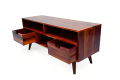 Wooden Twist Orzuelo Solid Sheesham Wood TV Unit for Living Room - Wooden Twist UAE