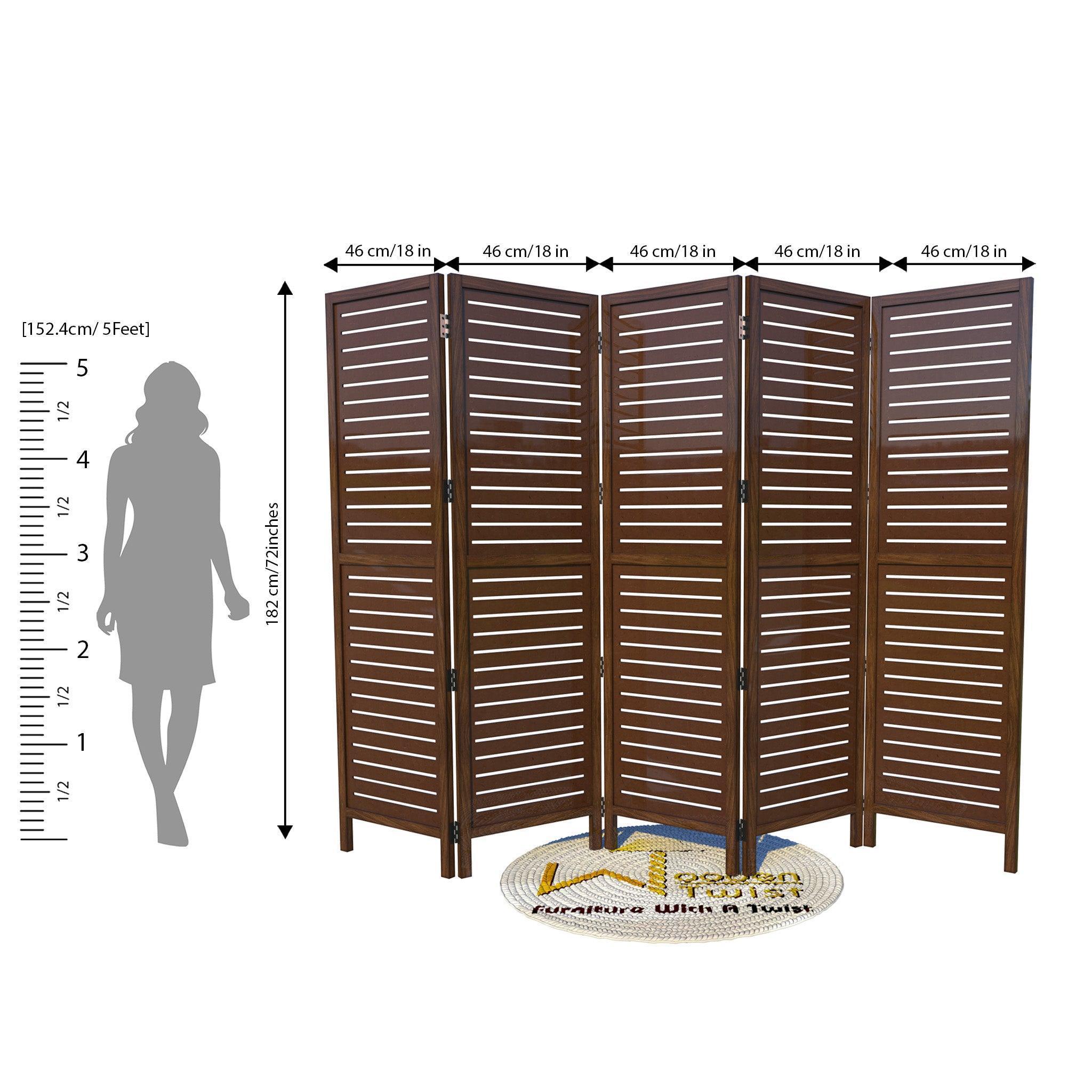 Wooden Handicrafts Partition Wooden Room Divider (Mango Wood) - Wooden Twist UAE