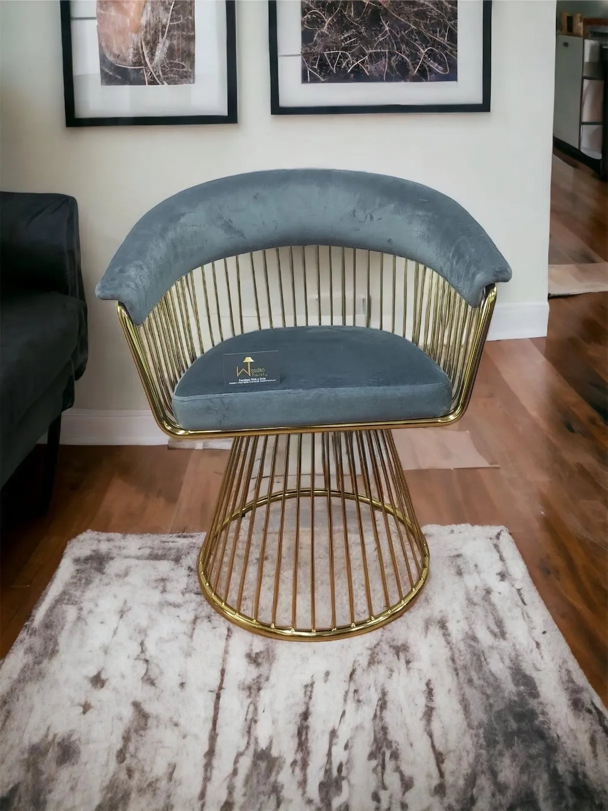 The Swivel Rotating Arm Chair