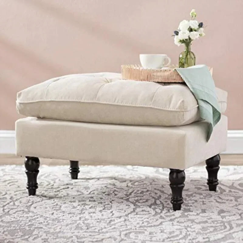 A Tufted Stool That Works Anywhere
