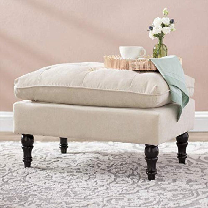 Tufted Stool Footstool Sofa Couch for Living Room Bedroom Office