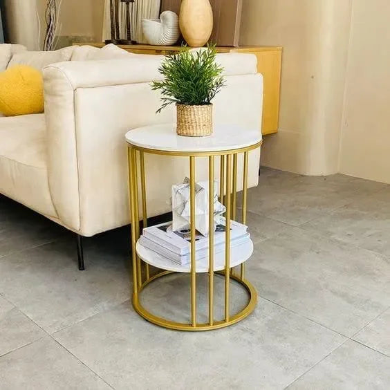 A chic golden finish
