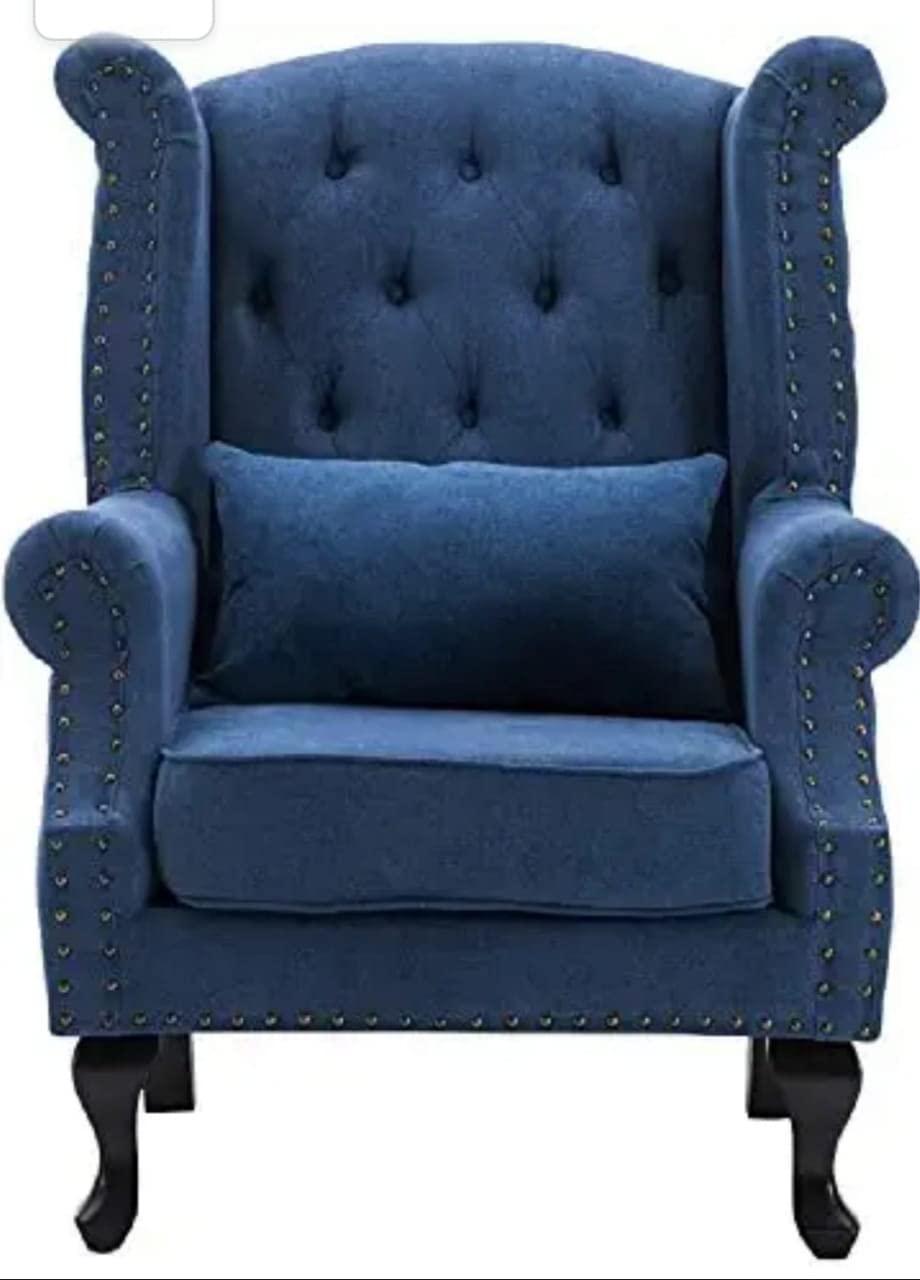 Majestic Wing Chair for Living Room/Home/Offices - Wooden Twist UAE