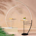 Floor Lamp with Attached Round Table