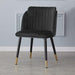 Wooden Twist Fancy Luxury Modern Cafe Dining Chair Metal Legs - Wooden Twist UAE