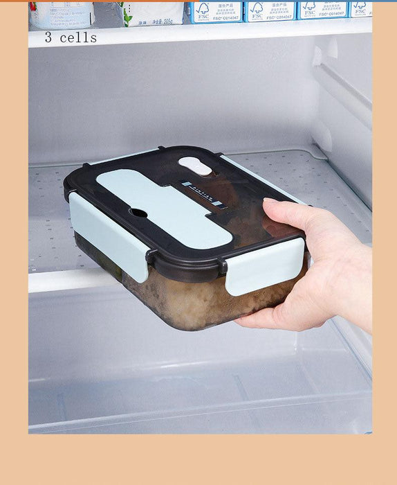 Kitchen Lunch Box Work Student Outdoor Activities Travel Microwave Heating Food Container Plastic Bento Box Storage Snacks Boxes