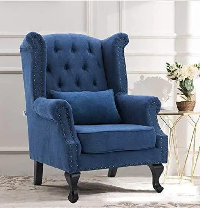 Majestic Wing Chair for Living Room/Home/Offices - Wooden Twist UAE