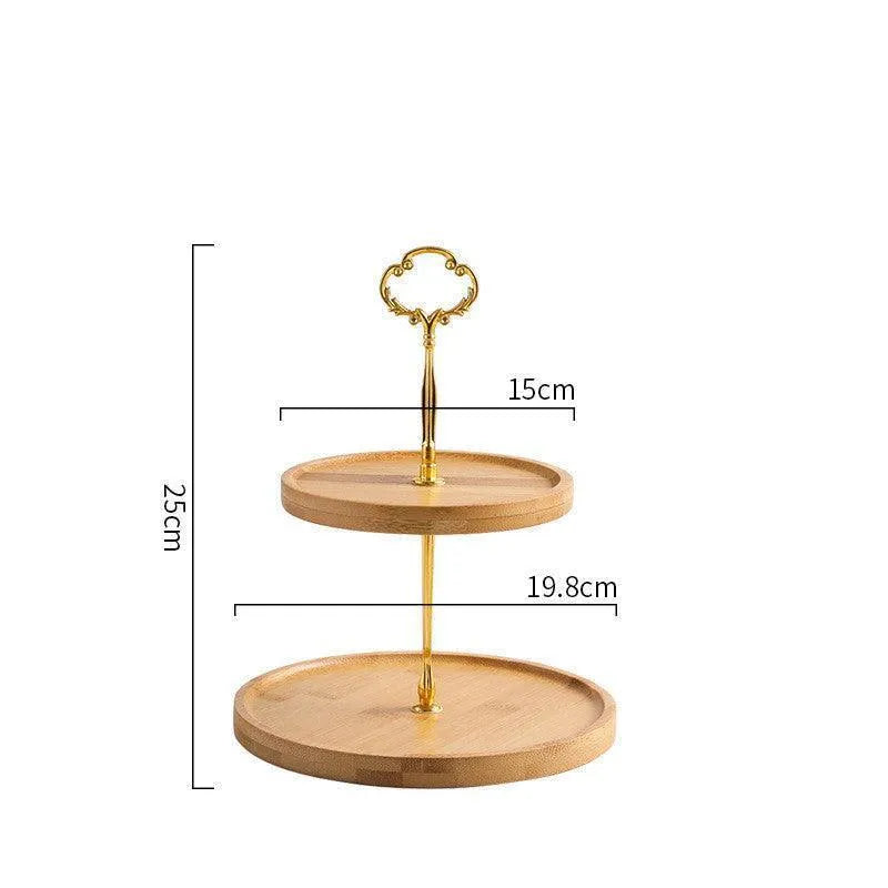 Dessert Stand Display Decoration Cake Tray - Wooden Twist UAE